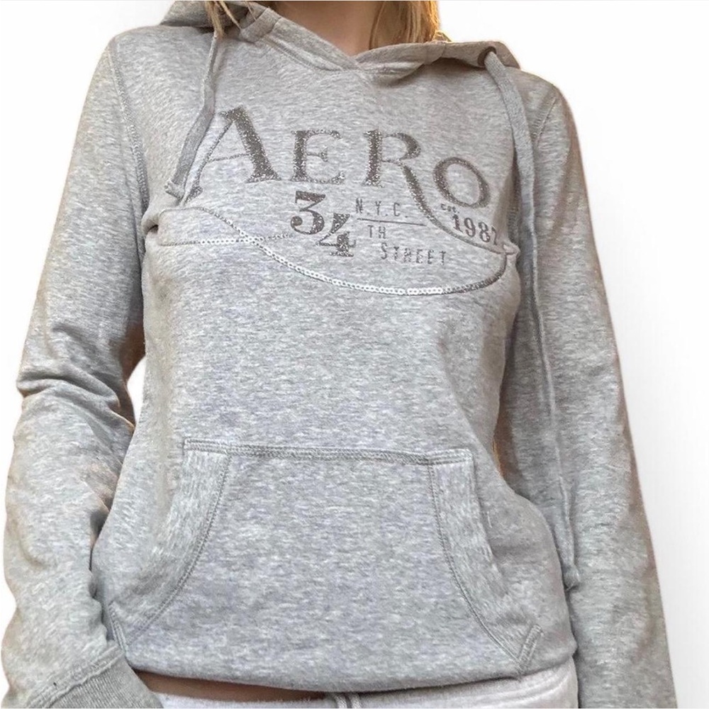 Vintage Aeropostale sequin hoodie 🪩